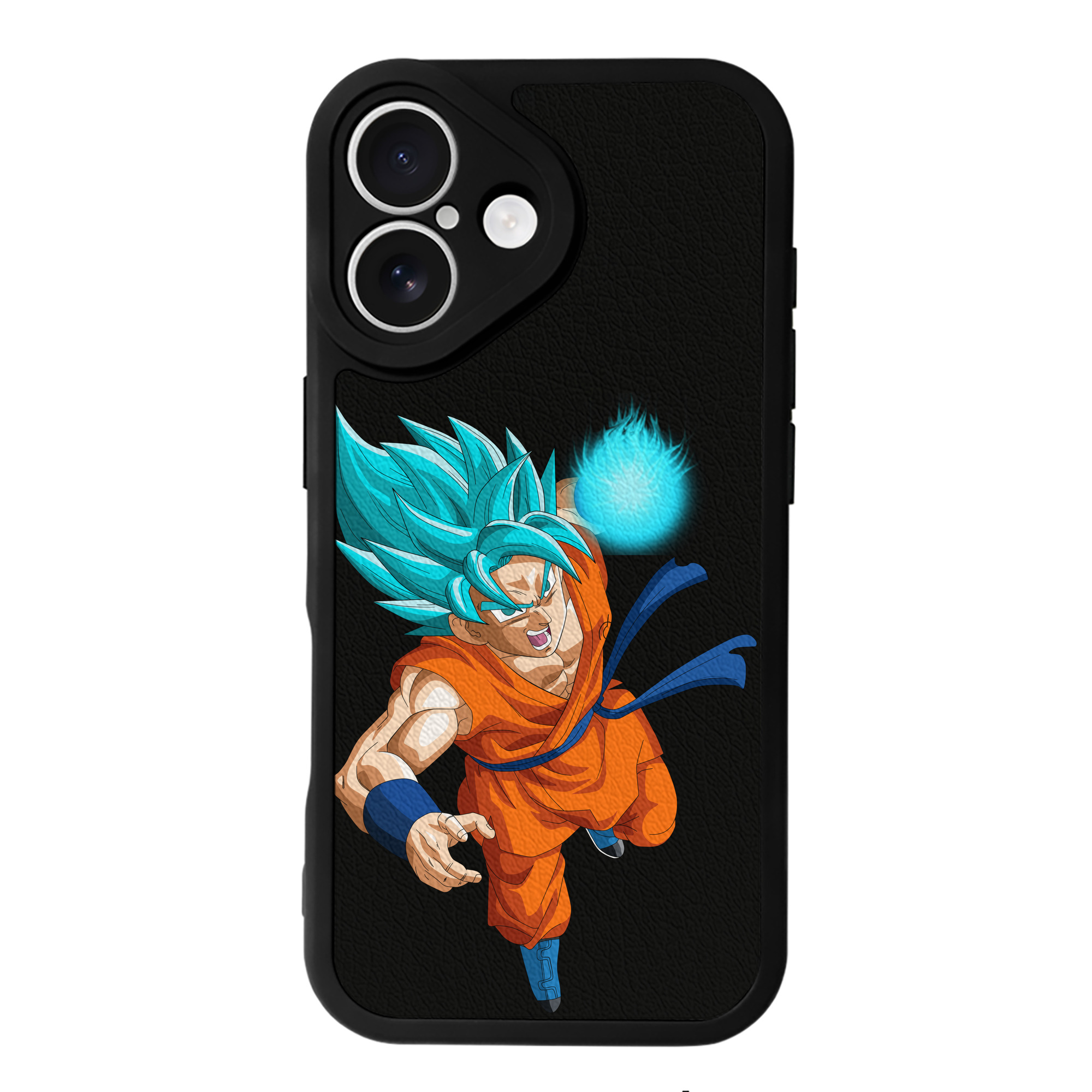 （画像用） ドラゴンボール 孫悟空（そん ごくう）Son Goku カカロット DRAGON BALL Kakarotto 【iPhone 16シリーズ対応】シリコンスマホケース（レザー調） 材質：シリコン